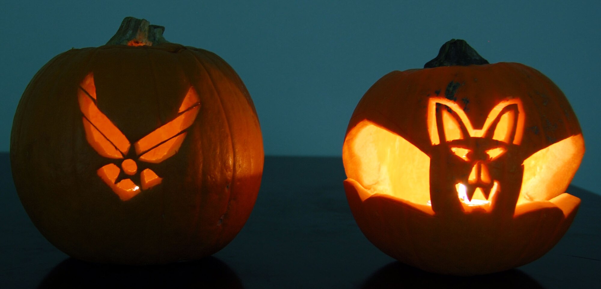 SOUTHWEST ASIA -- Airmen from the 43rd Expeditionary Electronic Combat Squadron decorated pumpkins Oct. 30 to help celebrate Halloween at an undisclosed location. The 43 EECS is from Davis-Monthan Air Force Base, Ariz. 