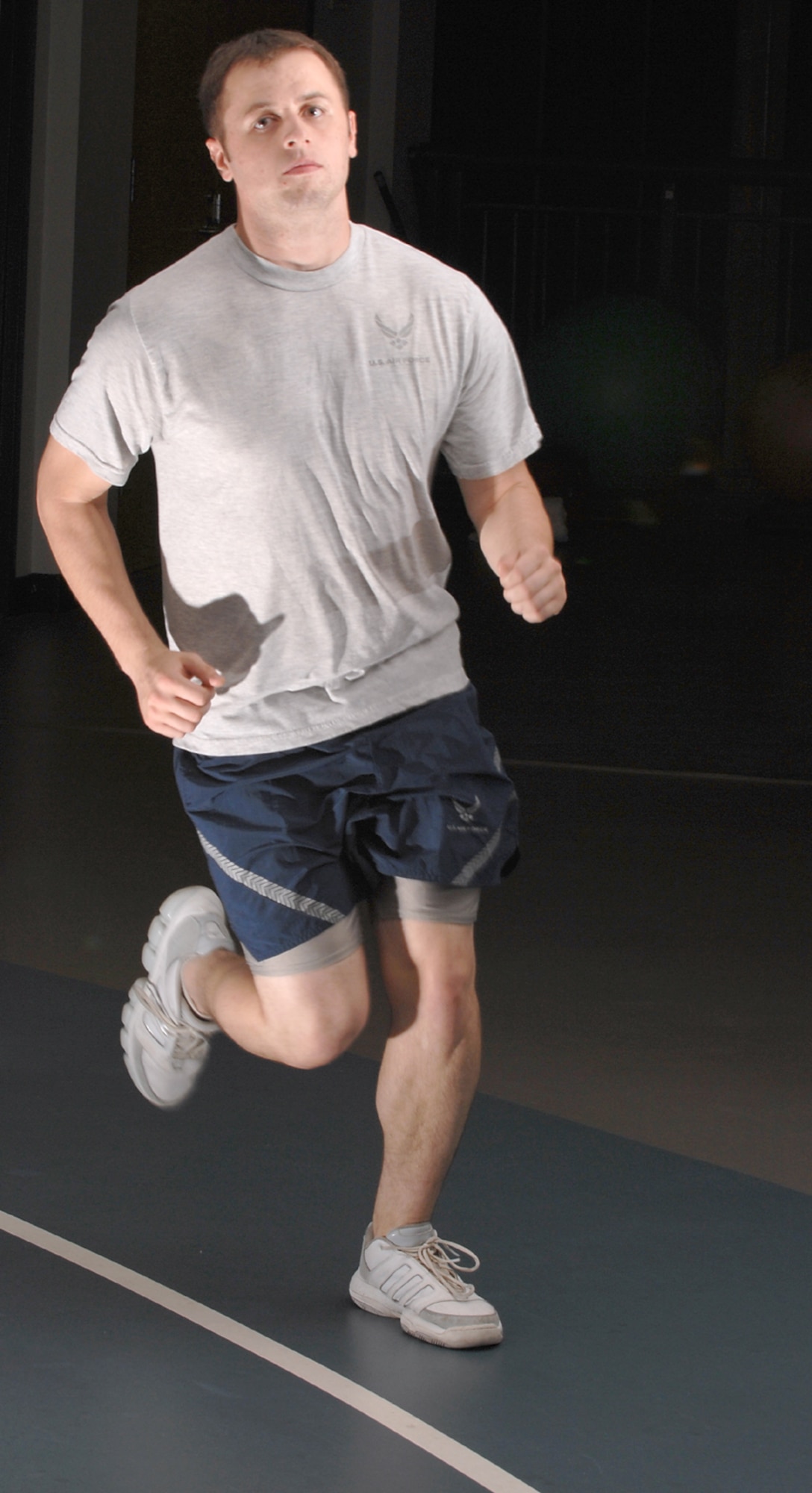 Airman 1st Class Joshua Roberts is Fit to Fight. (U.S. Air Force photo by Airman 1st Class Brittany Barker)