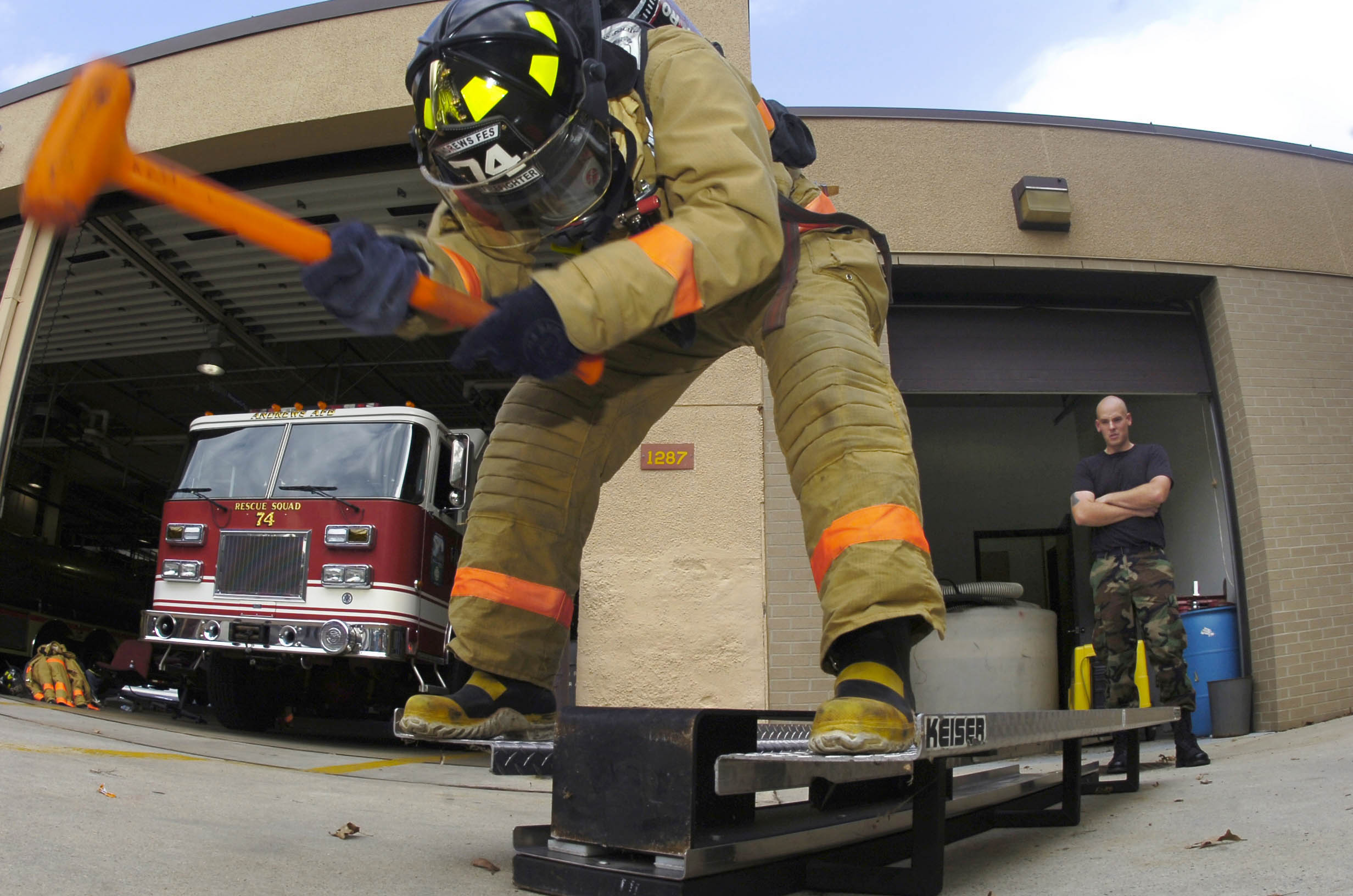 Firefighter training