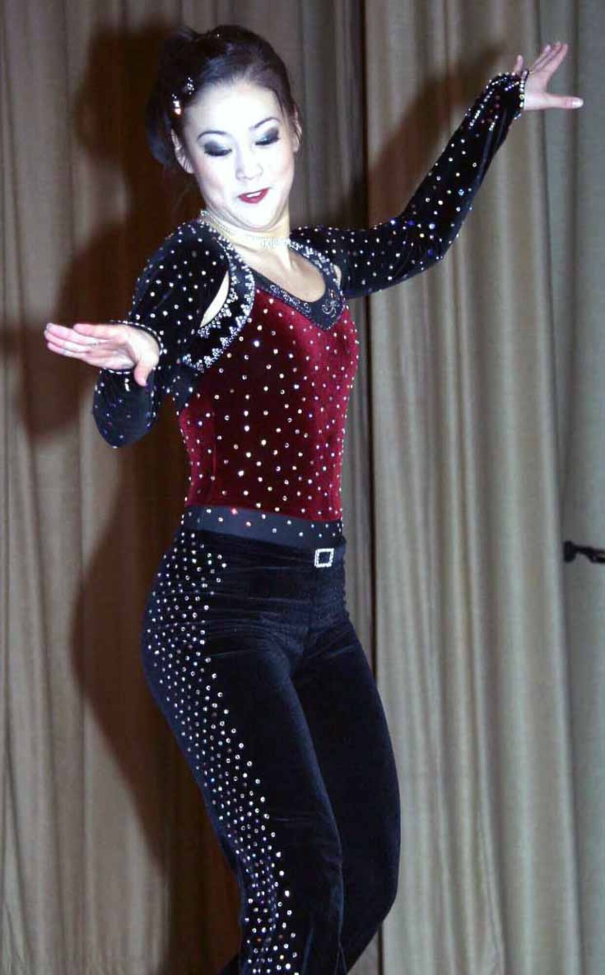 Alicia Clifton danced her way to a Best of Show award for her solo performance/specialty act in last year's talent contest. (Air Force photo by Becky Pillifant)