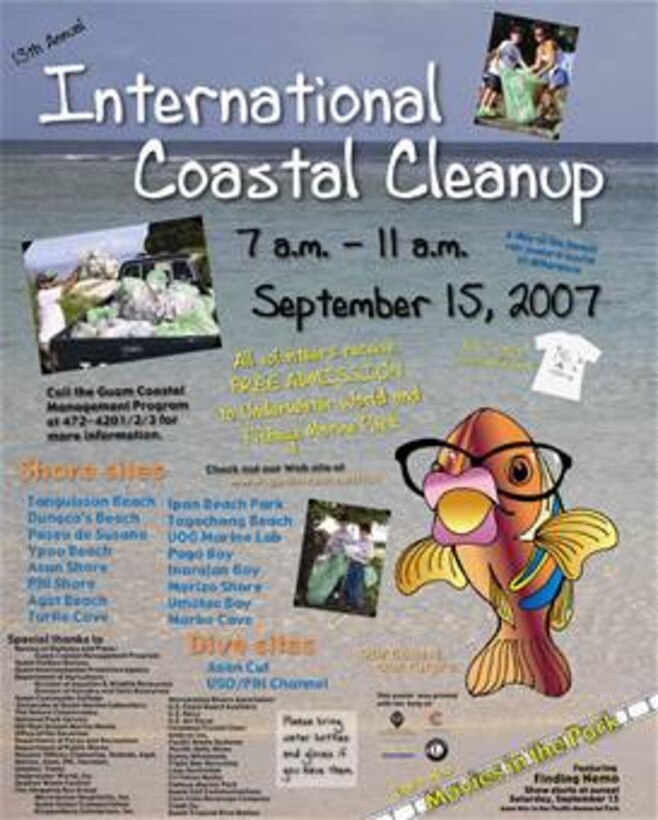 The International Coastal Cleanup encourages people to remove trash and debris from the world’s beaches and waterways, to identify the sources of debris, and to change the behaviors that cause pollution.