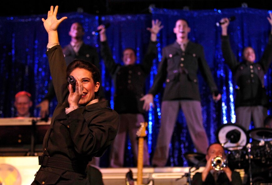 Tops In Blue performs Sept. 12 at the Waikiki Shell in Honolulu. The Air Force's signature entertainment group gave a free performance for the public to celebrate Air Force Week Honolulu and the Air Force's 60th anniversary. The team (U.S. Air Force photo/Tech. Sgt. Shane A. Cuomo) 