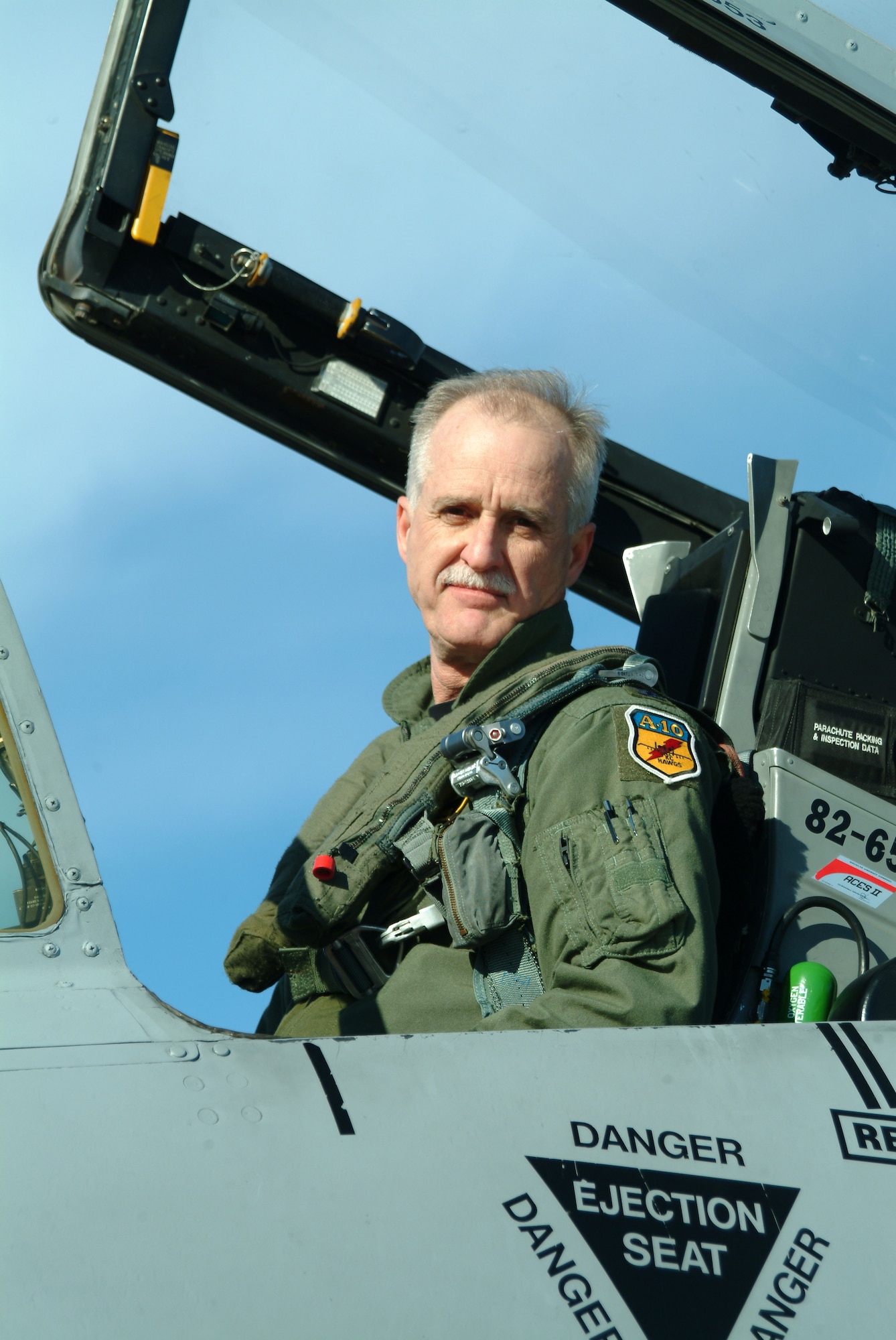 Col. Steve Arthur, in addition to leading the wing, must stay current and qualified in the A-10 Thunderbolt II.  The 442nd Fighter Wing is the second A-10 unit he has commanded.  The colonel has also flown F-4 Phantoms, F-16 Fighting Falcons and HH-60 helicopters over the course of his career. (U.S. Air Force photo/Master Sgt. William Huntington)