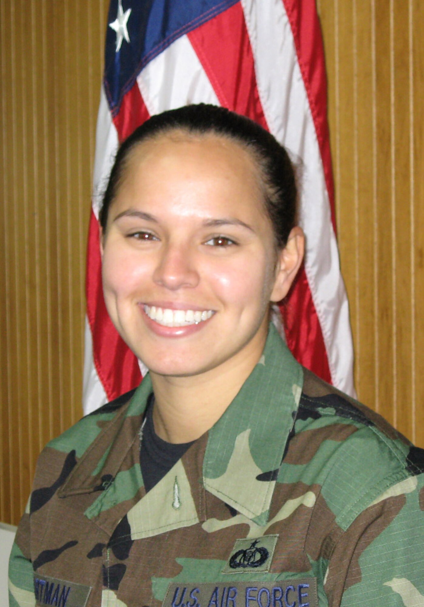 SPANGDAHLEM AIR BASE, Germany – Staff Sgt. Amy Hartman, 606th Air Control Squadron instructor air surveillance technician, has been named the 52nd Fighter Wing's Top Saber Performer for the week of Sept. 14 – 20. (U.S. Air Force photo/Staff Sgt. Tammie Moore) 