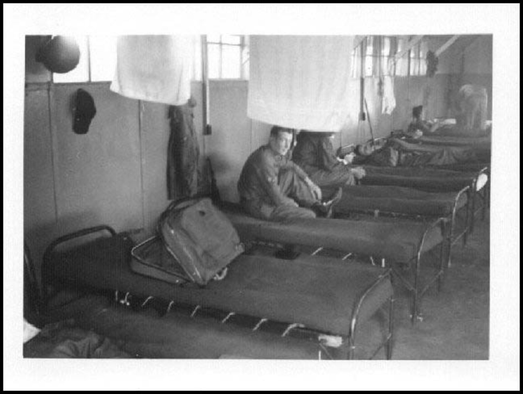 Pictured is what Airmen in 1959 referred to as dorm life. (courtesy photo) 