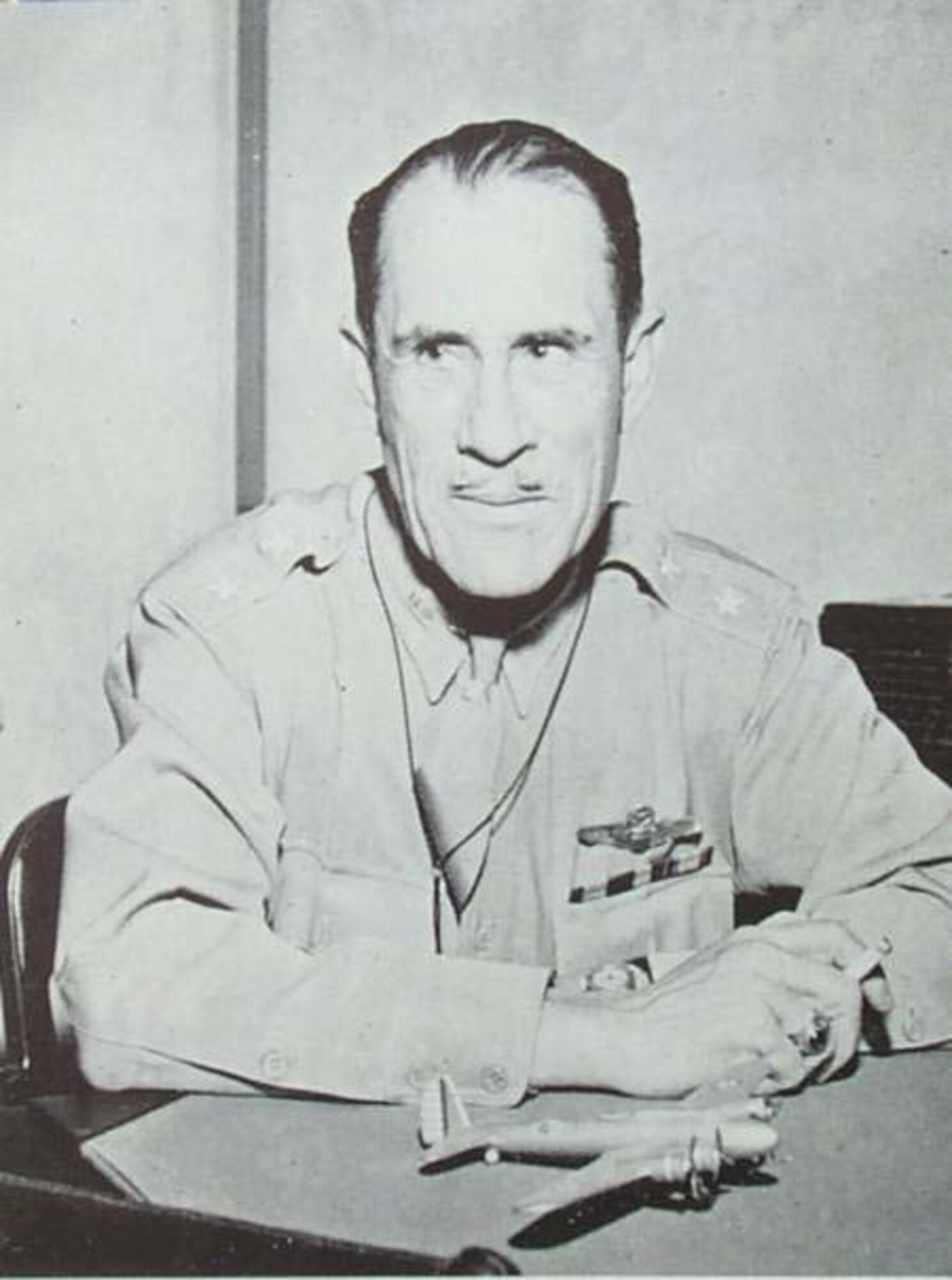 Maj Gen Clarence Tinker, Seventh Air Force Commander (USAF file photo)
