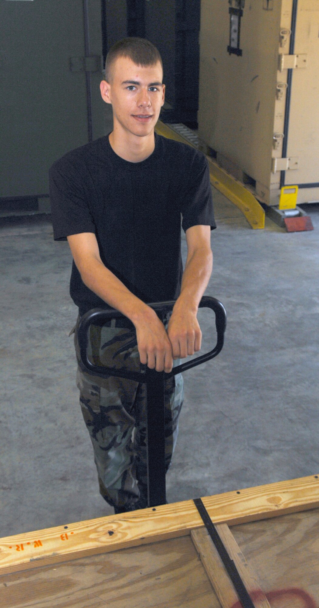 Airman 1st Class David Edmondson is Warrior of the Week. (U.S. Air Force photo by Airman 1st Class Brittany Barker)