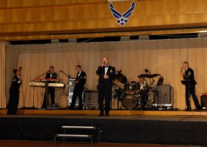 Max Impact, the rock band of the Air Force, performed several songs along with a song written by the band itself for the Air Force Ball hosted by the Air Force District of Washington Sept. 15.