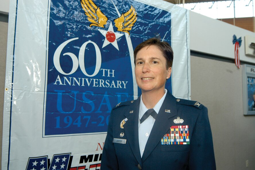 Col. Theresa Carter is the 78th Air Base Wing commander. U.S. Air Force photo by Sue Sap