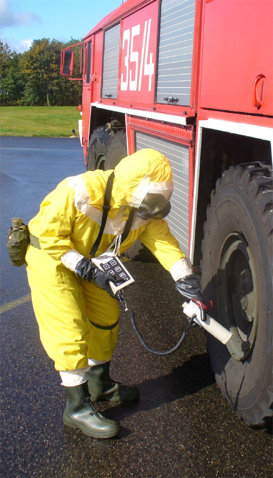 BUECHEL AIR BASE, Germany -- Members of the 702nd MUNSS, Fighter Bomber Wing 33, JaboG 33 and 52nd Civil Engineer Squadron Explosive Ordinance, Bio-environmental and Readiness Flights teamed up for a Full Spectrum Threat Response exercise. (Courtesy photo)