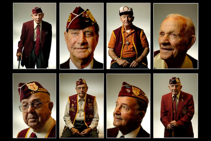 The above pictured former prisoners of war were held captive in various parts of Europe and Korea during their service in the military. Members of Team Charleston participated in numerous events on base during the 2007 National POW/MIA Recognition Day to honor the sacrifices they made for their country. (U.S. Air Force illustration/Tech. Sgt. Jeremy Lock)