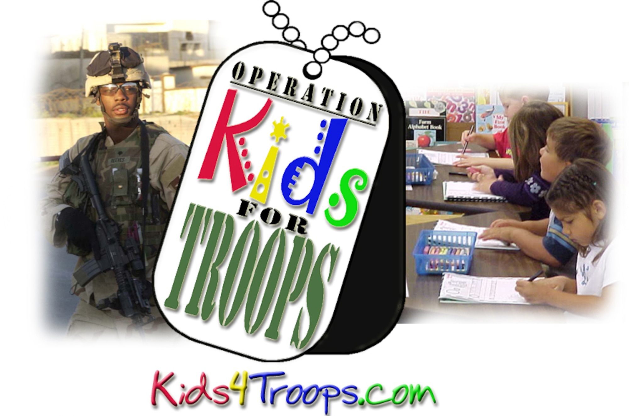 Operation Kids For Troops helps thousands send letters of support to American military personnel serving overseas each year.