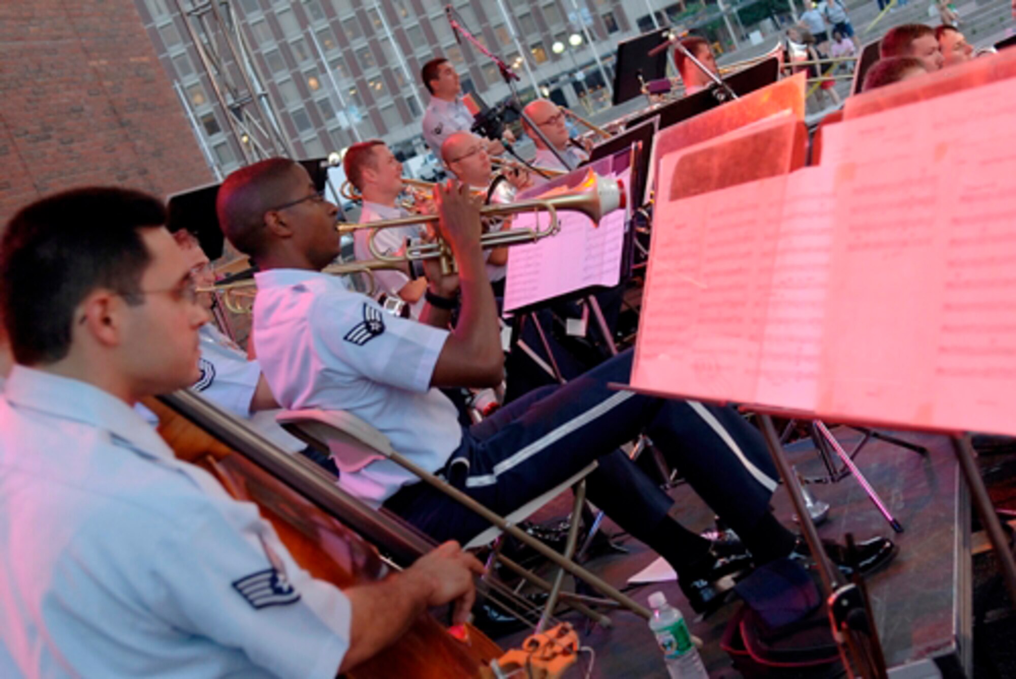 The Band's rhythm and brass in action