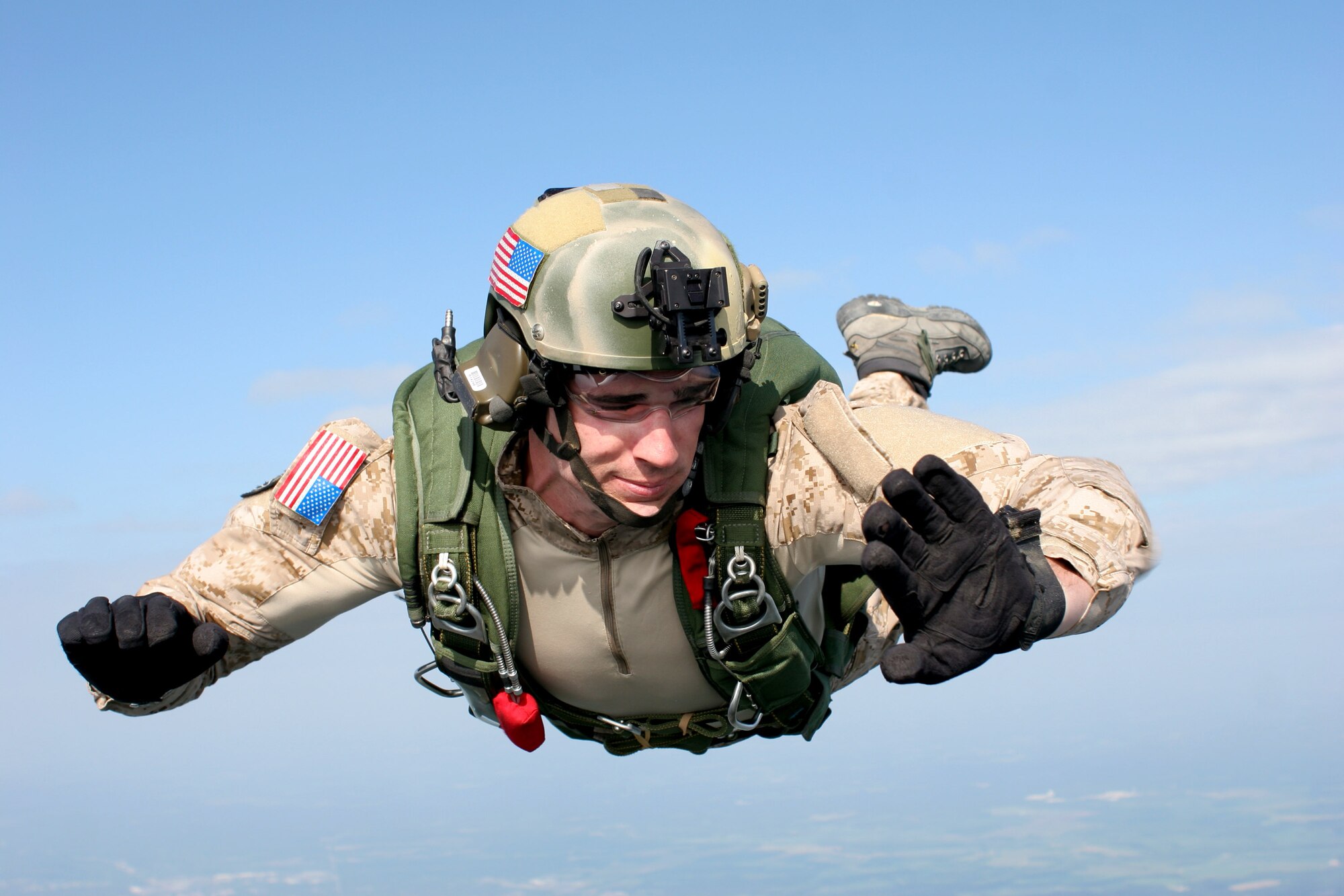 Staff Sgt. Jonathan C. McCoy, selected as one of the 12 Outstanding Airmen of the year, is a pararescueman with the 24th Special Tactics Squadron at Pope AFB, N.C. He is a combat-hardened NCO who spent 2006 performing heroically in operations Enduring Freedom and Iraqi Freedom.  Sergeant McCoy deployed as a combat search and rescue team leader and was engaged in life-threatening engagements, earning two Bronze Stars, one with valor.  (U.S. Air Force photo)