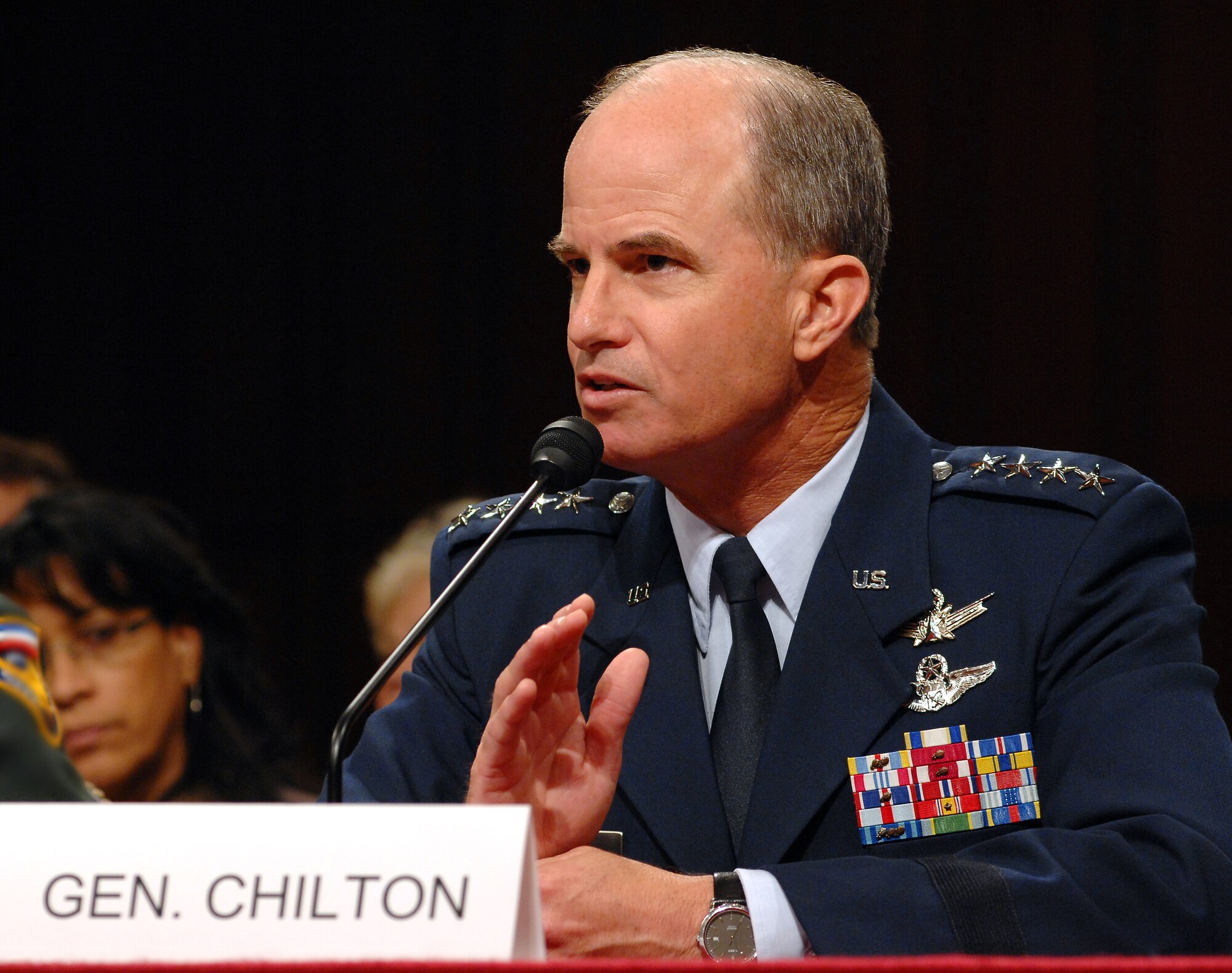 Gen. Kevin P. Chilton, commander of Air Force Space Command, received Senate confirmation Sept. 28 as the new commander of U.S. Strategic Command.  (U.S. Air Force photo/Duncan Wood)