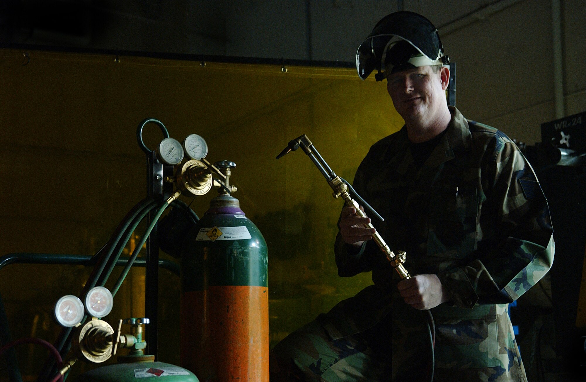 Tech. Sgt. Mitchell Parker, 354th Logistics Readiness Squadron NCO in charge of allied trades, is the Hall of Fame select for the week of April 4 to 10. (U.S. Air Force photo by Airman 1st Class Jonathan Snyder)                  