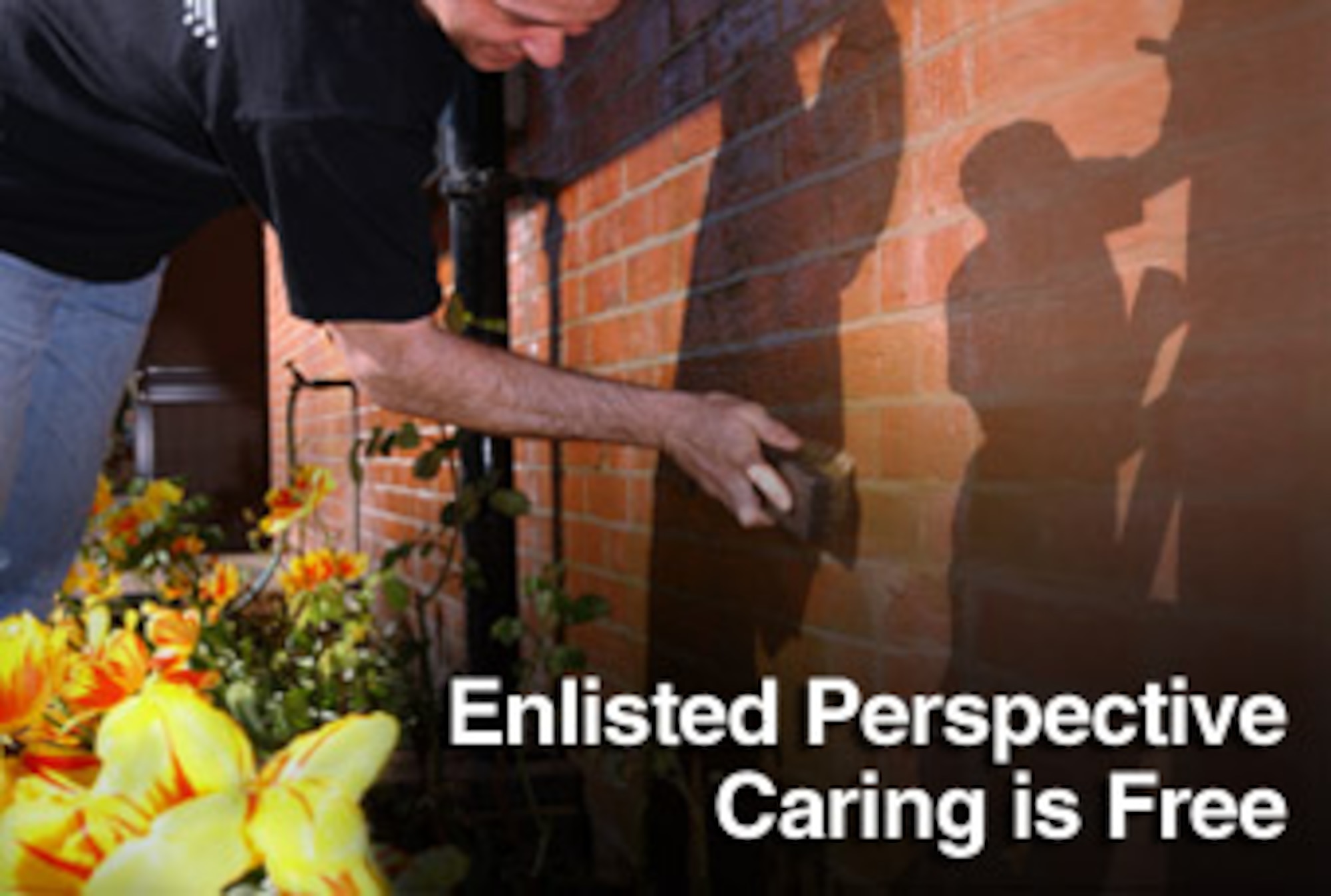 In the newest "Enlisted Perspective," Chief Master Sgt. of the Air Force Rodney J. McKinley comments on how Airmen should care for others. (U.S. Air Force photo illustration/Virginia Reyes) 