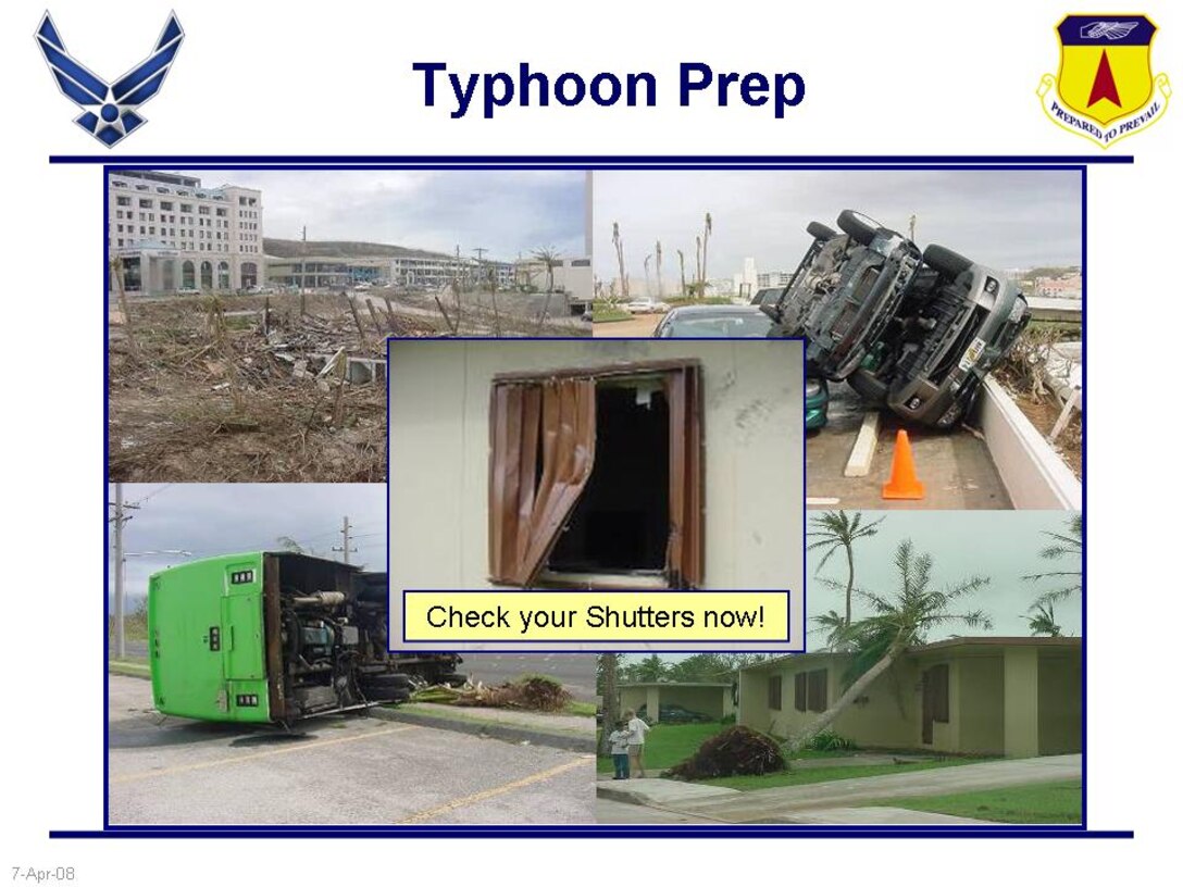 Typhoon preparation