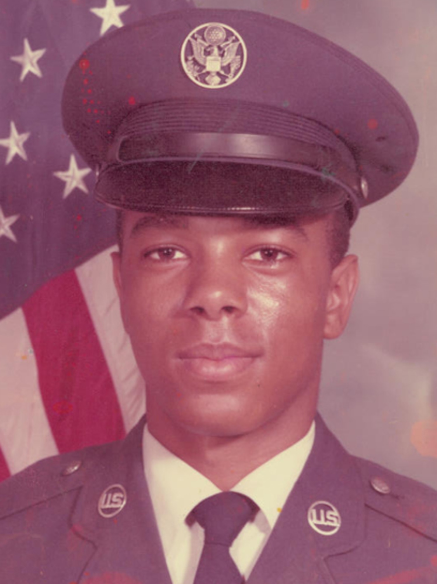 Chief Master Sgt. Terry Reed, Air Force Personnel Center Command Chief, as he looked in July 1978 during Air Force Basic Training at Lackland Air Force Base, Texas. (U.S. Air Force photos/File)