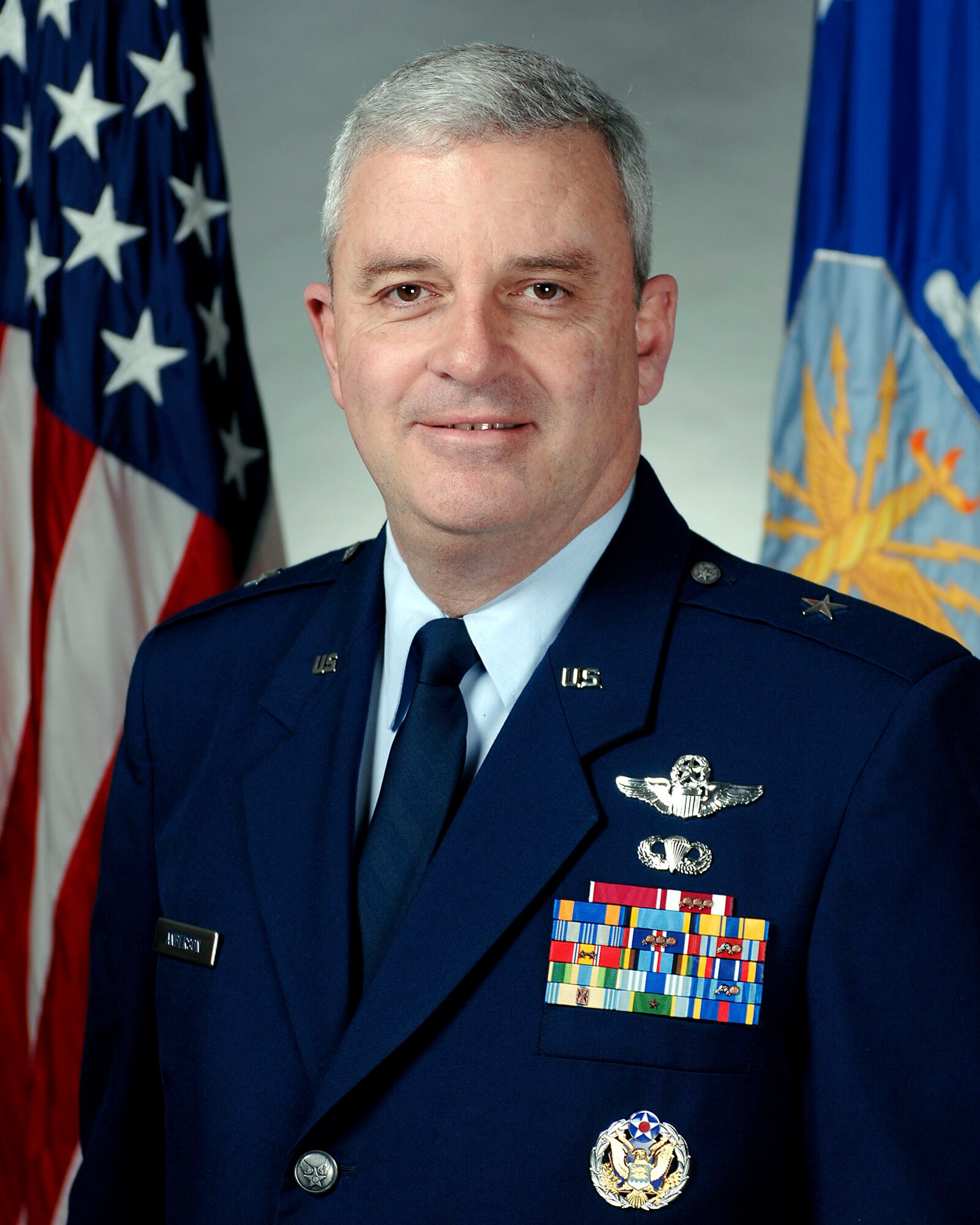 FRANK E. ANDERSON > Air Force > Biography Display