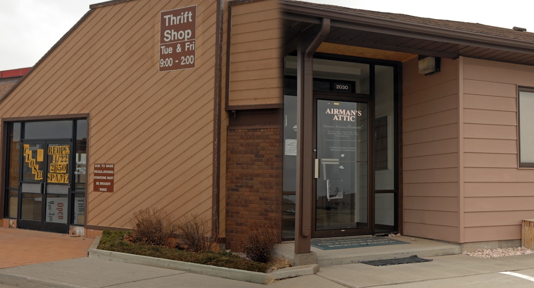 The Airman's attic and base thrift store merged efforts and will soon open a new centralized location here to better facilitate the needs of Ellsworth's Airmen and their families. (U.S. Air Force photo illustration/Senior Airman Marc I Lane)