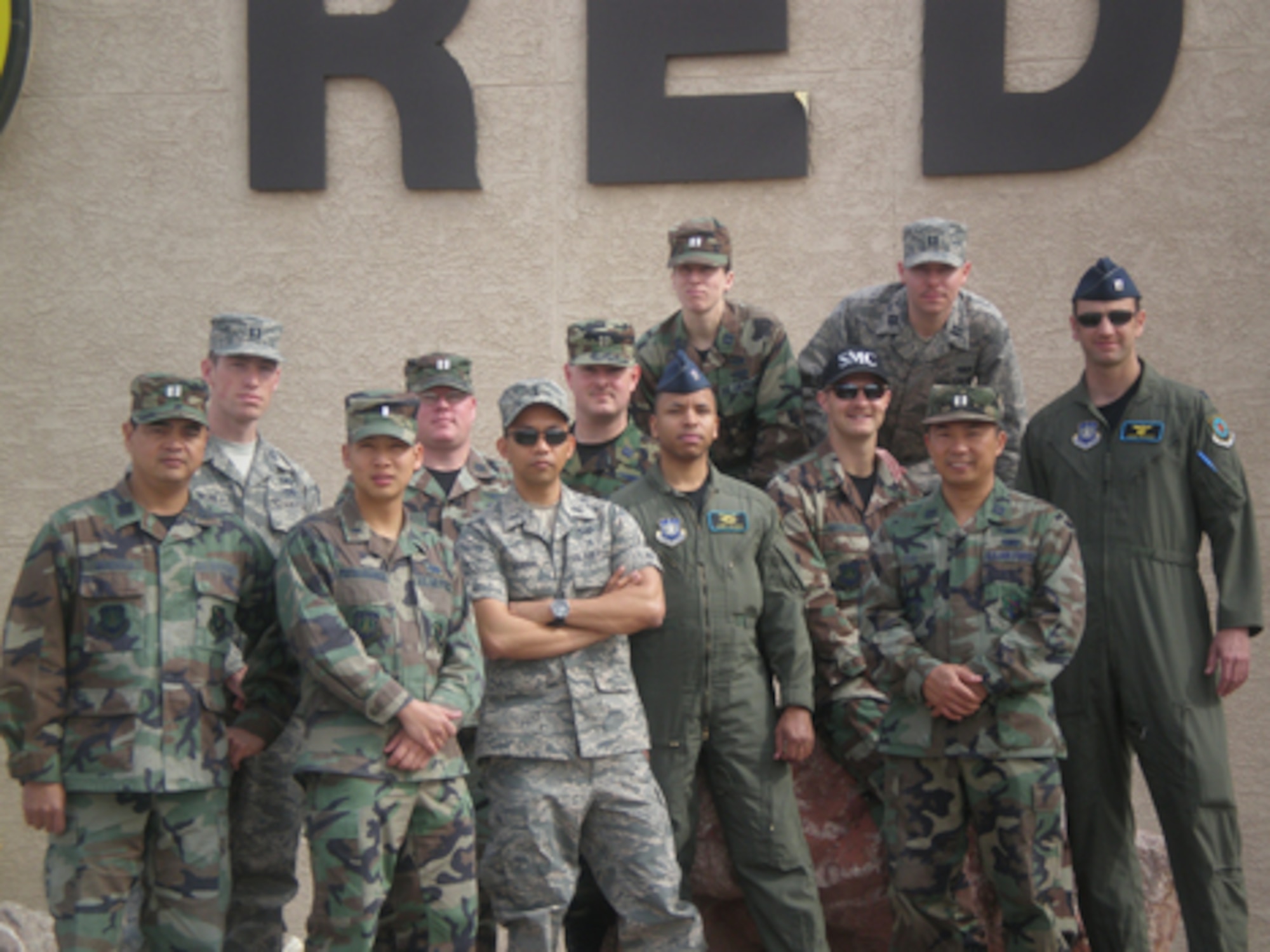 The GPS Wing "Green Monster" Company Grade Officer Council kicked off their new professional development program with a trip to Nellis AFB, March 20