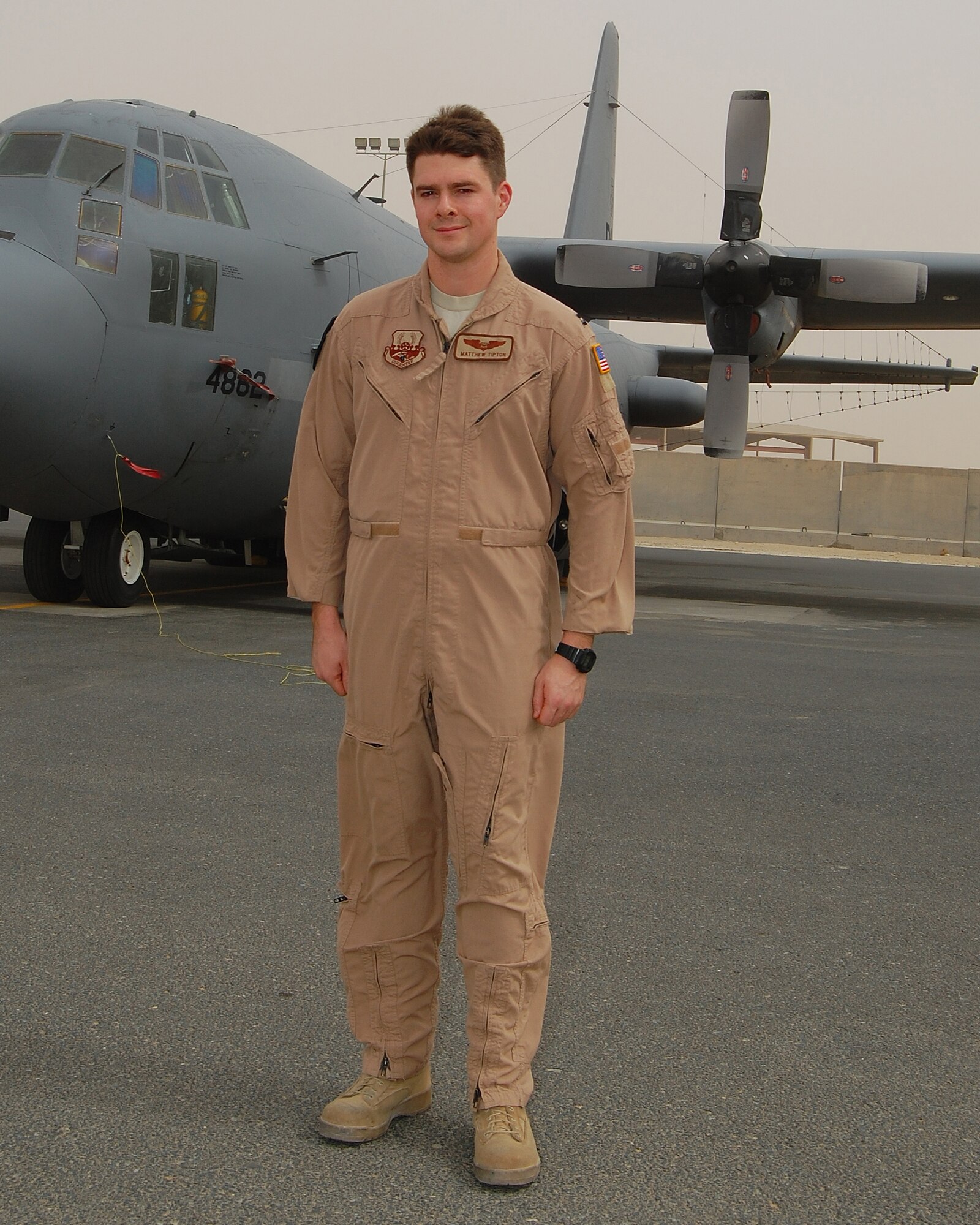 SOUTHWEST ASIA -- Capt. Matthew Tipton
(Air Force photo/Tech. Sgt. Michael O'Connor)