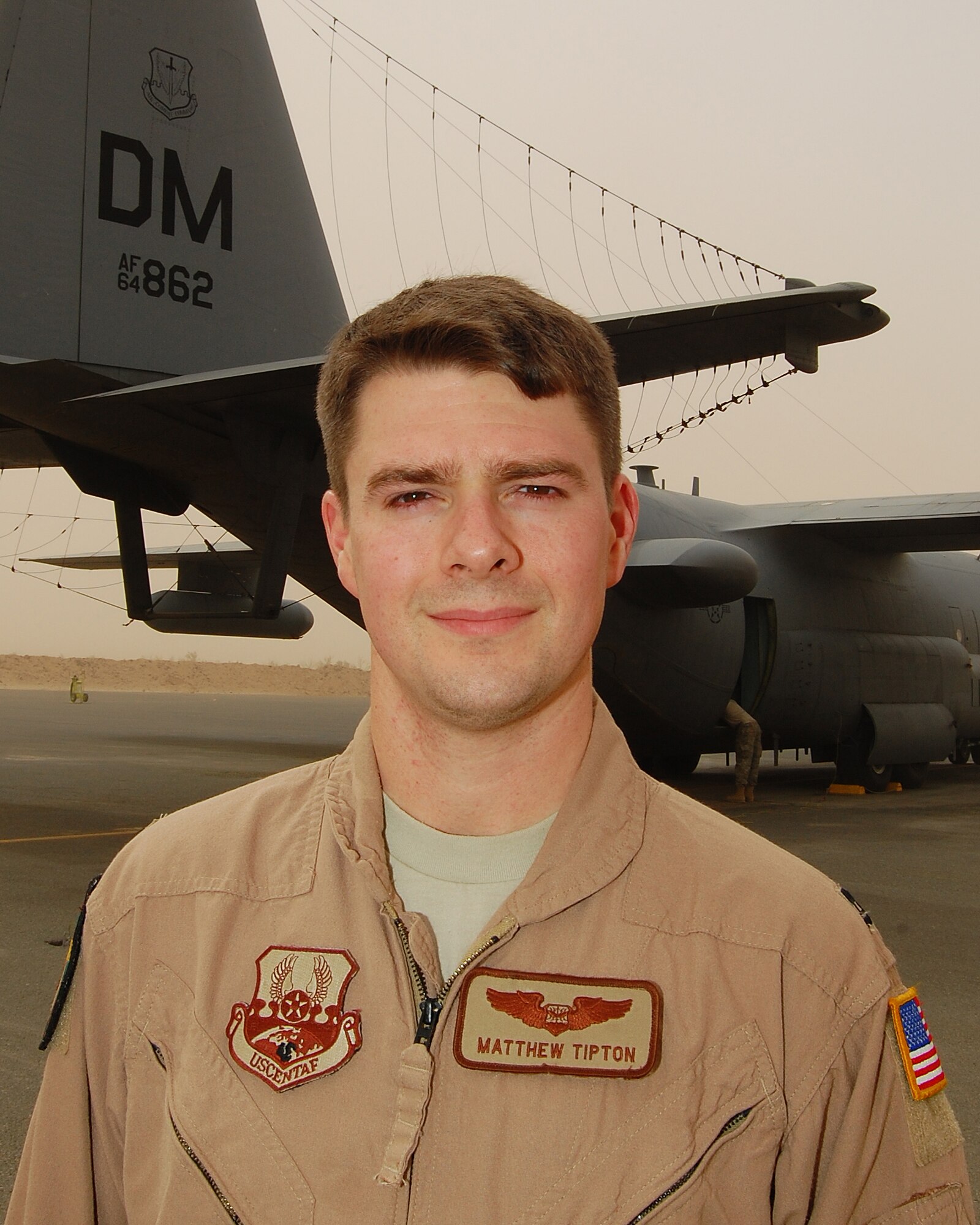 SOUTHWEST ASIA -- Capt. Matthew Tipton
(Air Force photo/Tech. Sgt. Michael O'Connor)