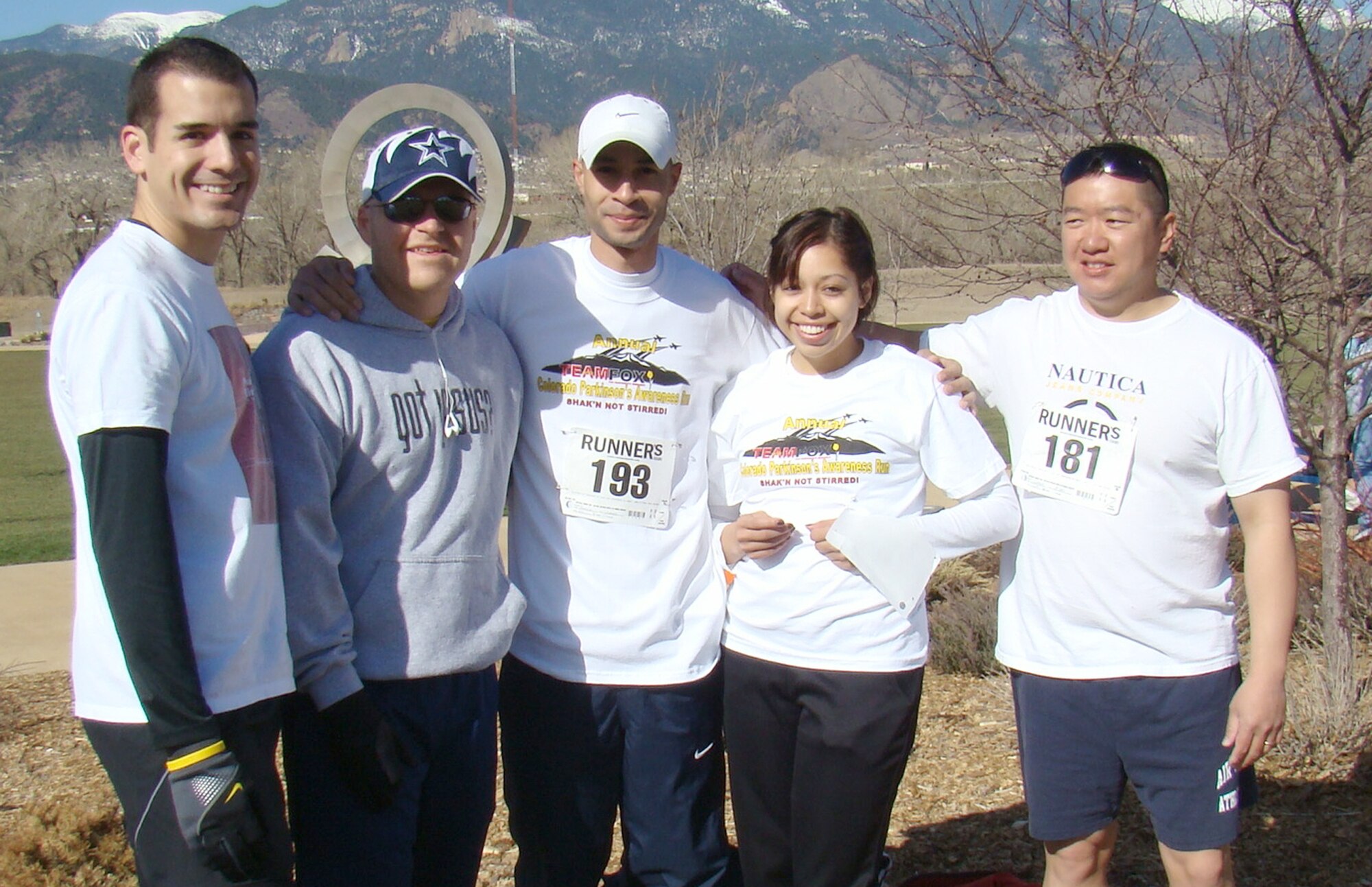 Rocky Mountain CGOC team members from left to right, included 1st Lt. Justin Rowe, 21st Logistics Readiness Squadron, Capt. Ronald Feeser, 21st Space Wing chapel, 2nd Lt. James Harris, 21st Services Squadron, 2nd Lt. Cynthia Martinez, 21st Contracting Squadron and Capt. Earl Chang, 595th Operations Support Squadron. (Courtesy photo)