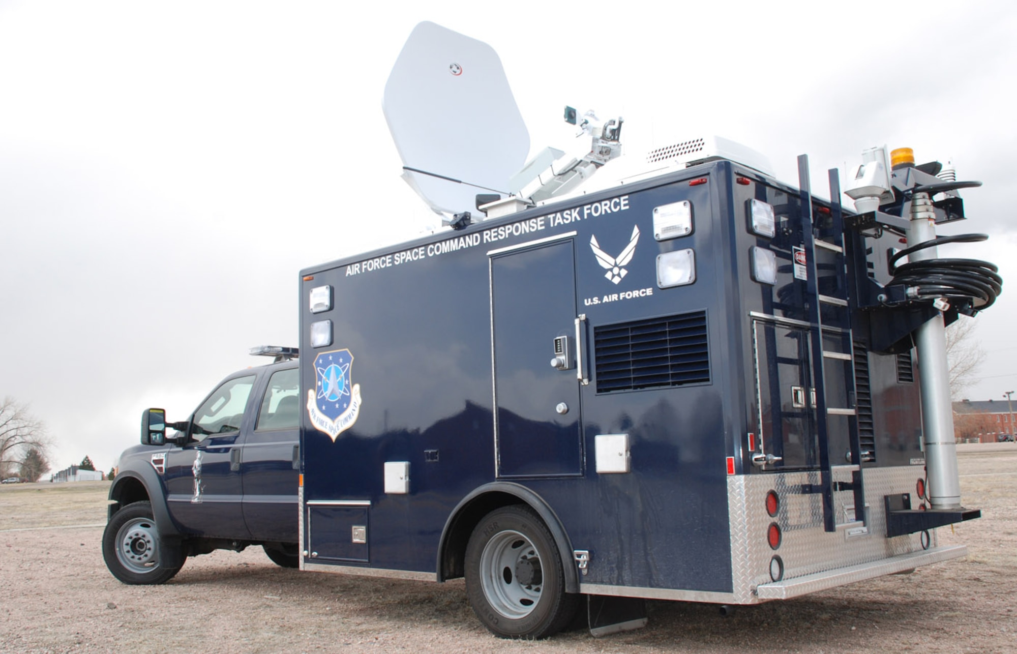 A new Warren vehicle begins testing this month for convoy emergency response. The new advancements make communication efforts between base officials and the consequence management team more effective (U.S. Air Force photo/Airman 1st Class Daryl Knee).