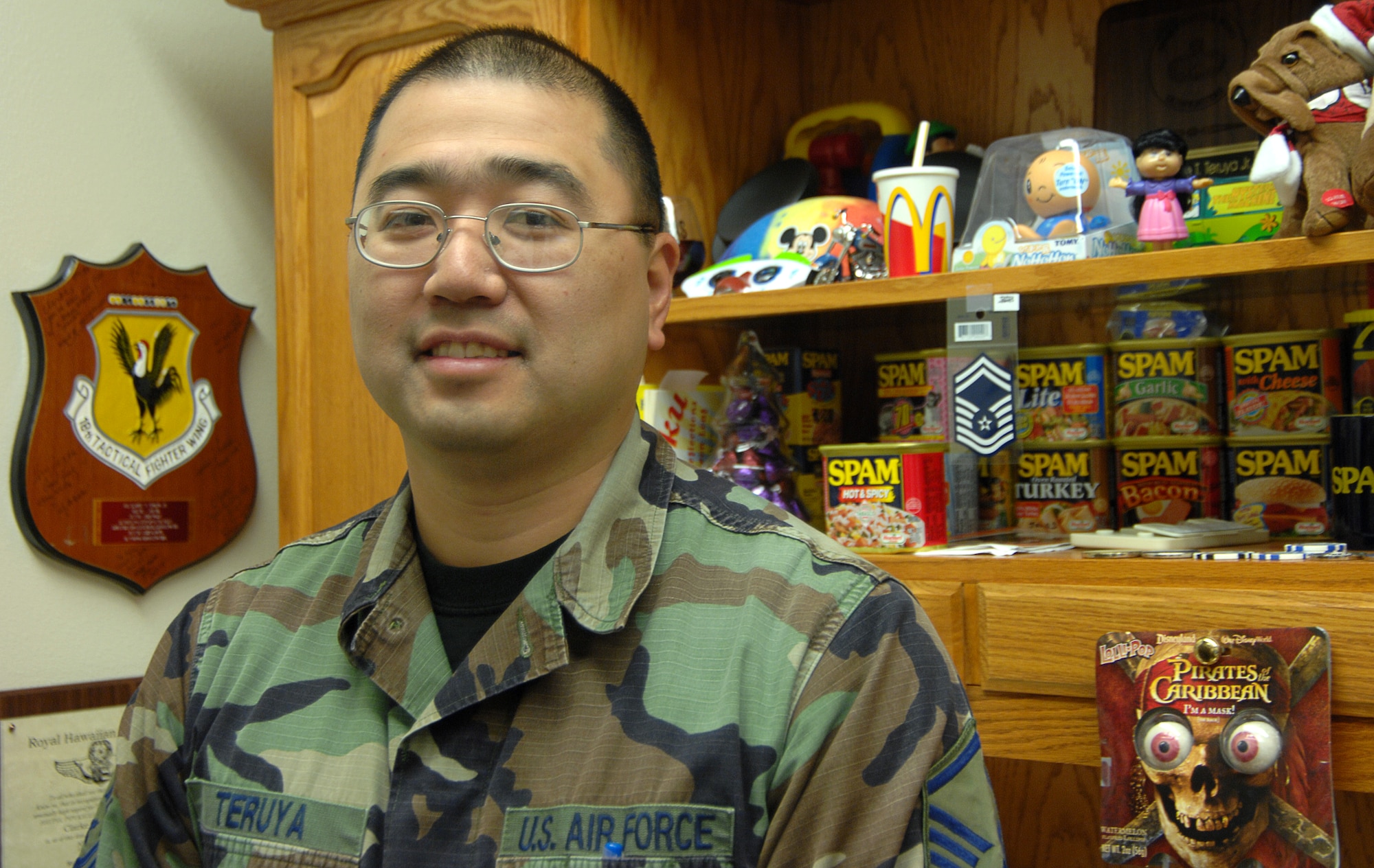MOUNTAIN HOME AIR FORCE BASE, Idaho -- Master Sgt. Clarke T. Teruya serves as the 366th Maintenance Group administration section chief. (U.S. Air Force photo/ Senior Airman Megan P. Lyon) 



