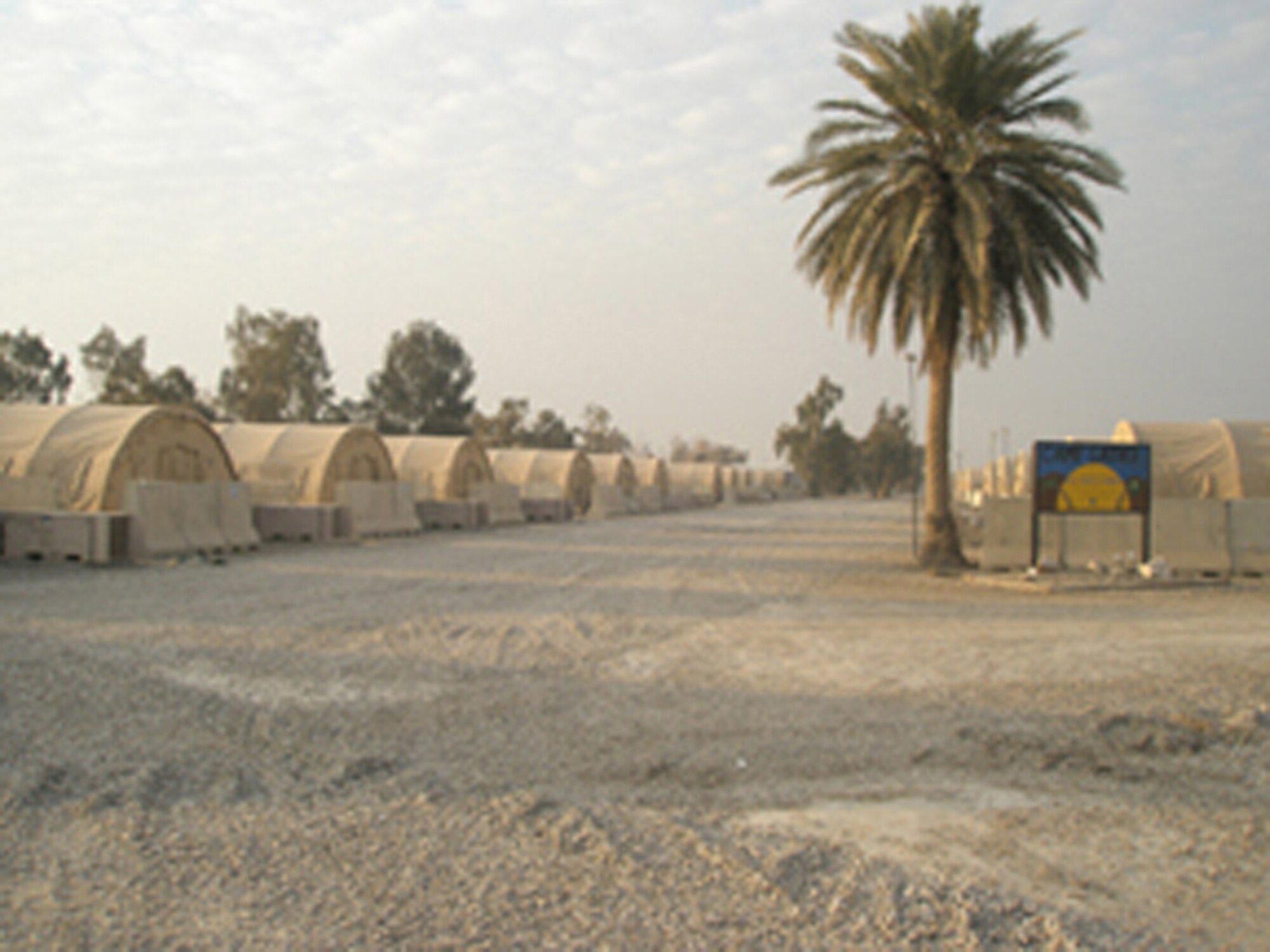 The eight-person tents offer only one advantage, privacy. (Air Force Photo Senior Airman Peter Dean)     