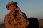Maj. Jeff Ausborn might as well move his office outside next to the flightline. It might make his job of coordinating and tracking air support a bit easier.