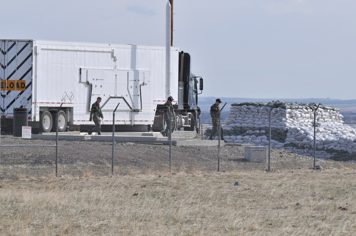 Simulated missile launch conducted at Malmstrom Air Force Base