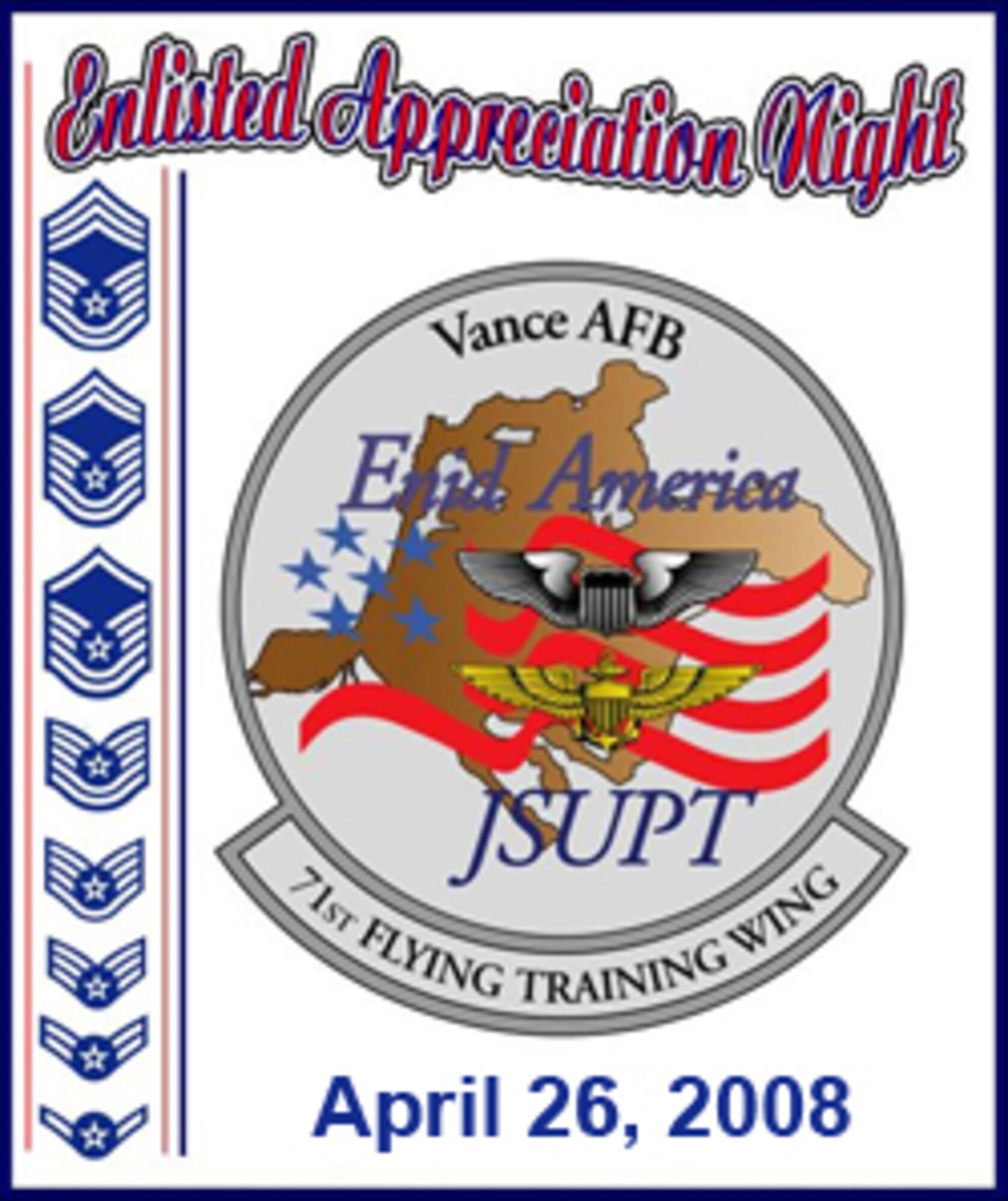 Enlisted Appreciation Night April 26