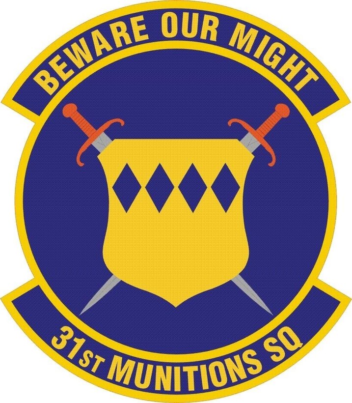 31st Munitions Squadron patch