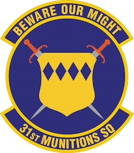 31st Munitions Squadron patch