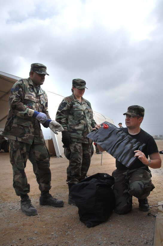 Army, Air Force exchange decontamination training