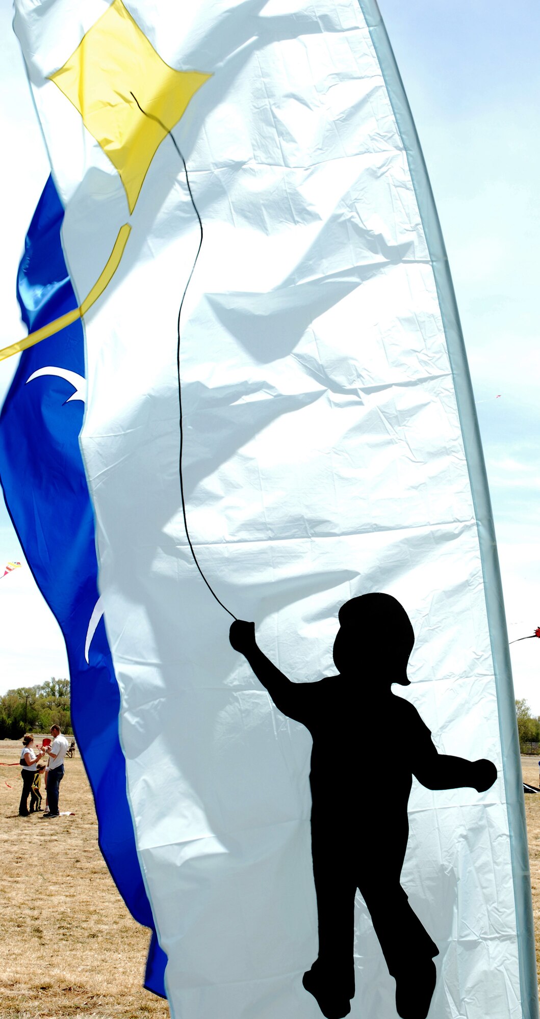 CANNON AIR FORCE BASE N.M.-- The Kite Karnival is a Community Center "Let's Celebrate!" trademark event that attracts close to 2,500 people from the surrounding area to experience kite flying at its best. (U.S. Air Force photo/Airman 1st Class Liliana Moreno)  
