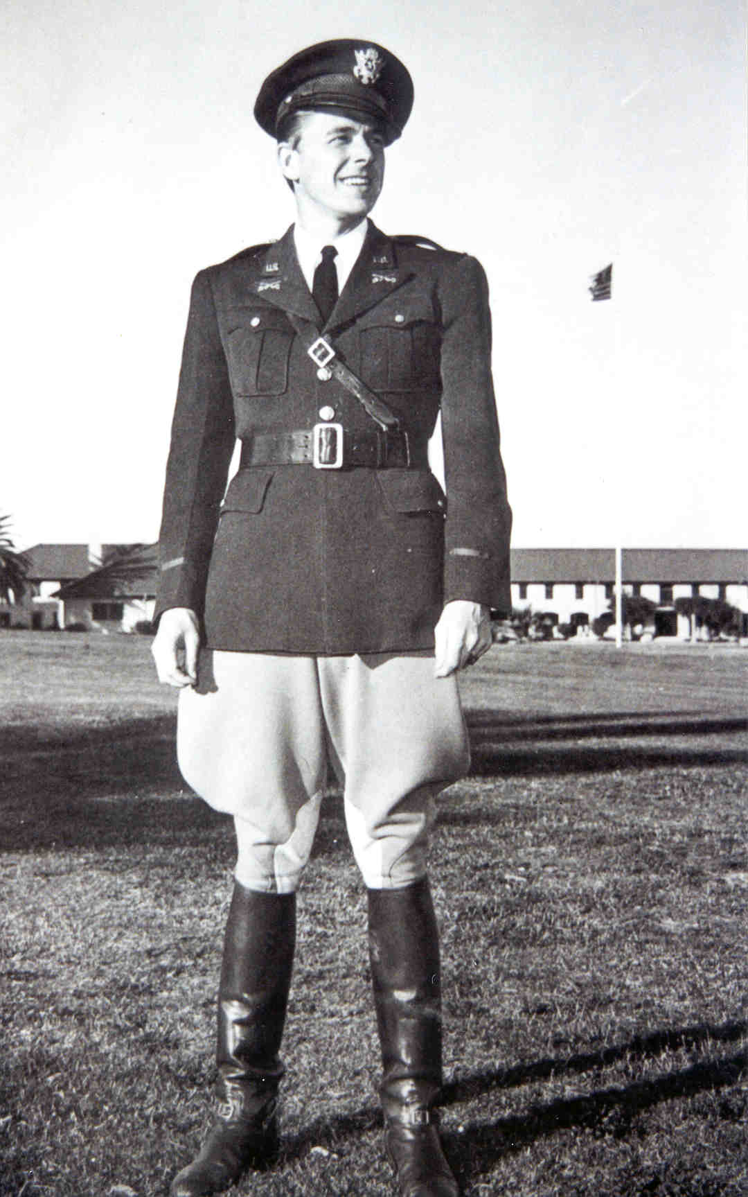 Future U.S. President Ronald Reagan as a 2nd lieutenant in the Cavalry ...