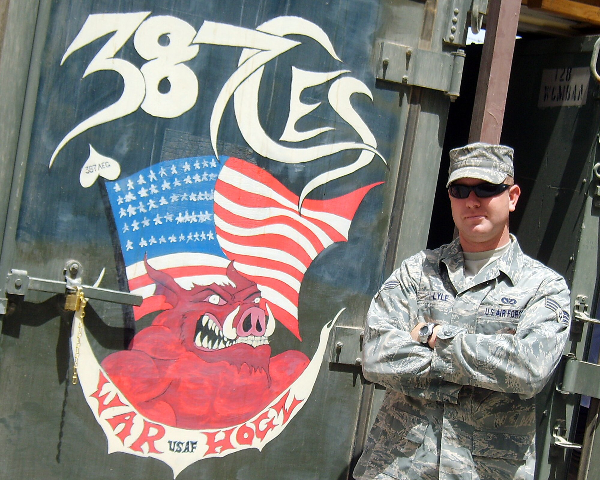 SOUTHWEST ASIA -- Senior Airman Justin Lyle (Courtesy photo)