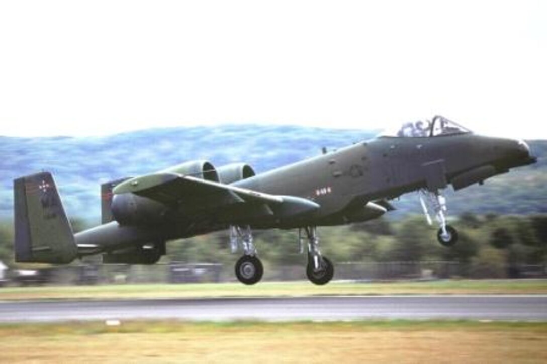 A-10 in old paint scheme