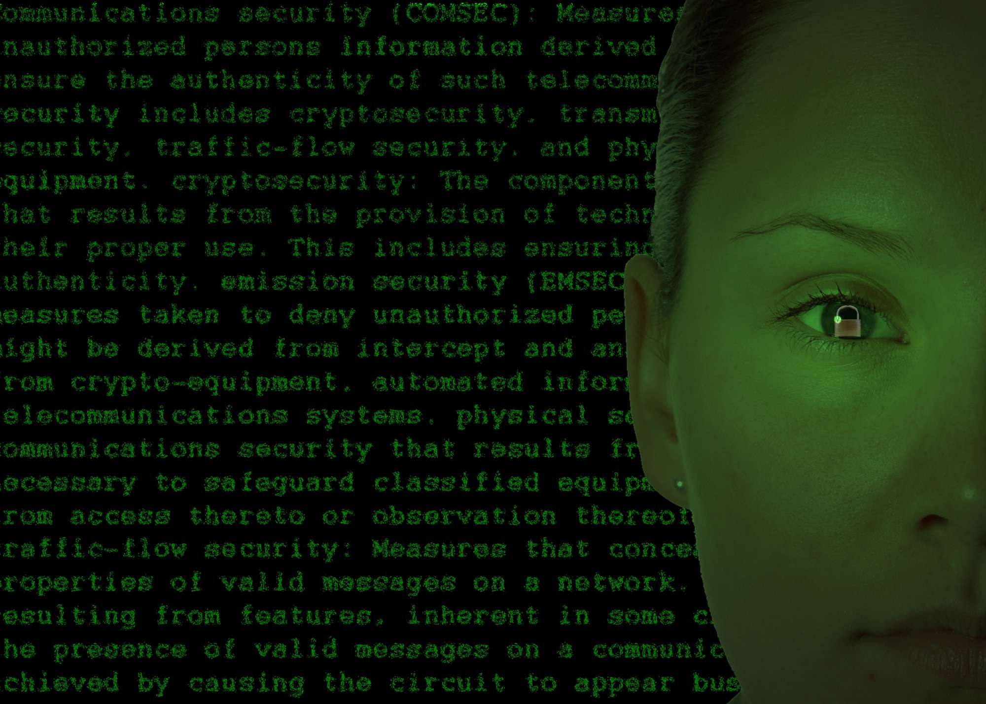 MOODY AIR FORCE BASE, Ga. -- 23rd Wing Airmen should exercise and conduct proper computer and communications security measures and controls  at all times. (U.S. Air Force photo illustration by Airman 1st Class Brittany Barker)