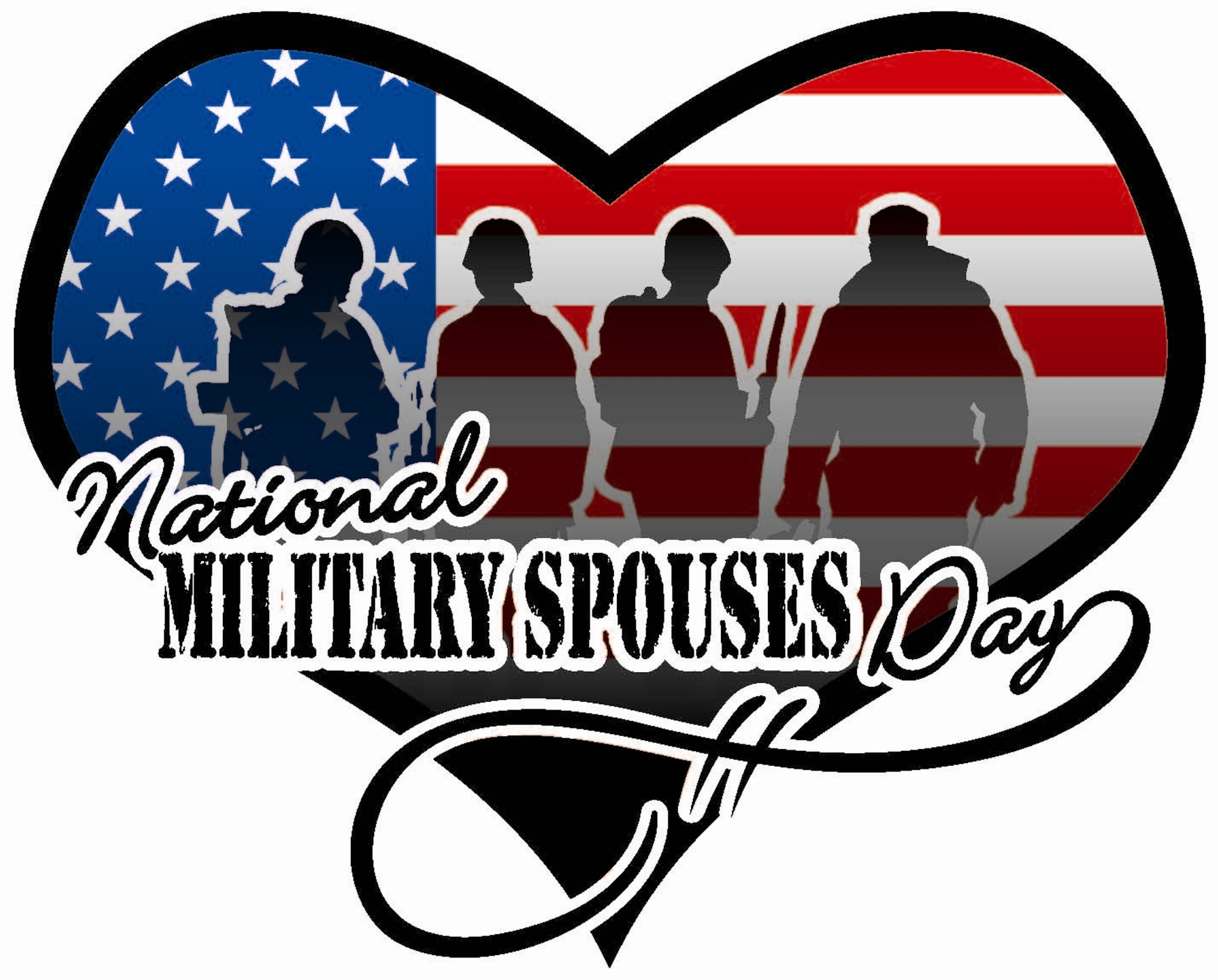 National Military Spouse Day is celebrated on May 9 across the Department of Defense. In conjuction with this, Moody will hold a local recognition event on this day from 8:30 a.m. to 2 p.m. outside the Freedom I Fitness Center. (Graphic by USAF SSgt Nicholas Hall)