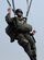 SOTO CANO AIR BASE, Honduras-A paratrooper falls toward the Tamara Drop Zone near Tegucigalpa, Honduras, April 23 during Iguana Voladora 2008, a combined airborne operation in which jumpers represented 17 American countries.