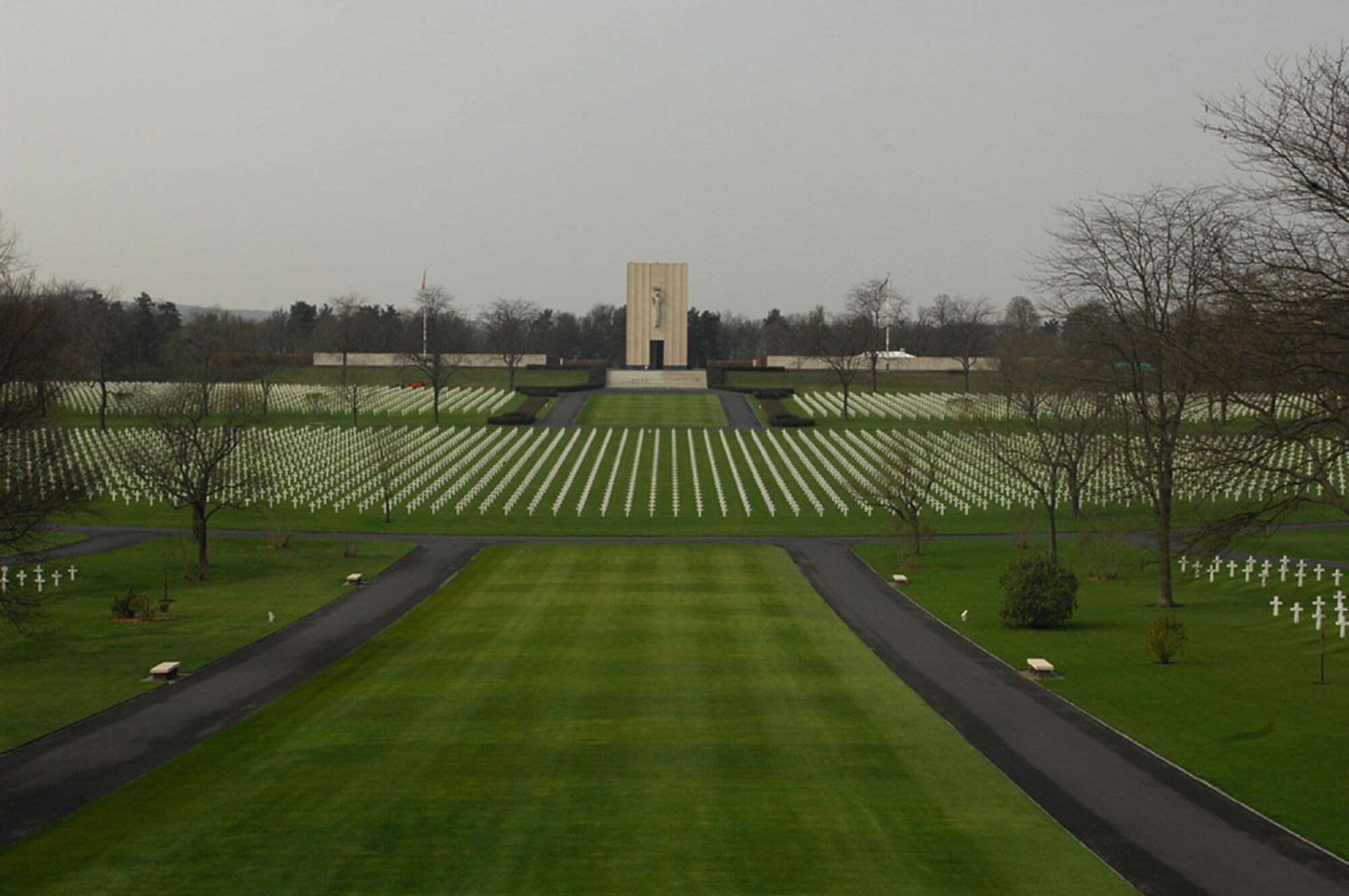 The Lorraine American Cemetery and Memorial is the site for an Armed Forces Day memorial May 17. (US Air Force Photo by Airman 1st Class Kenny Holston)