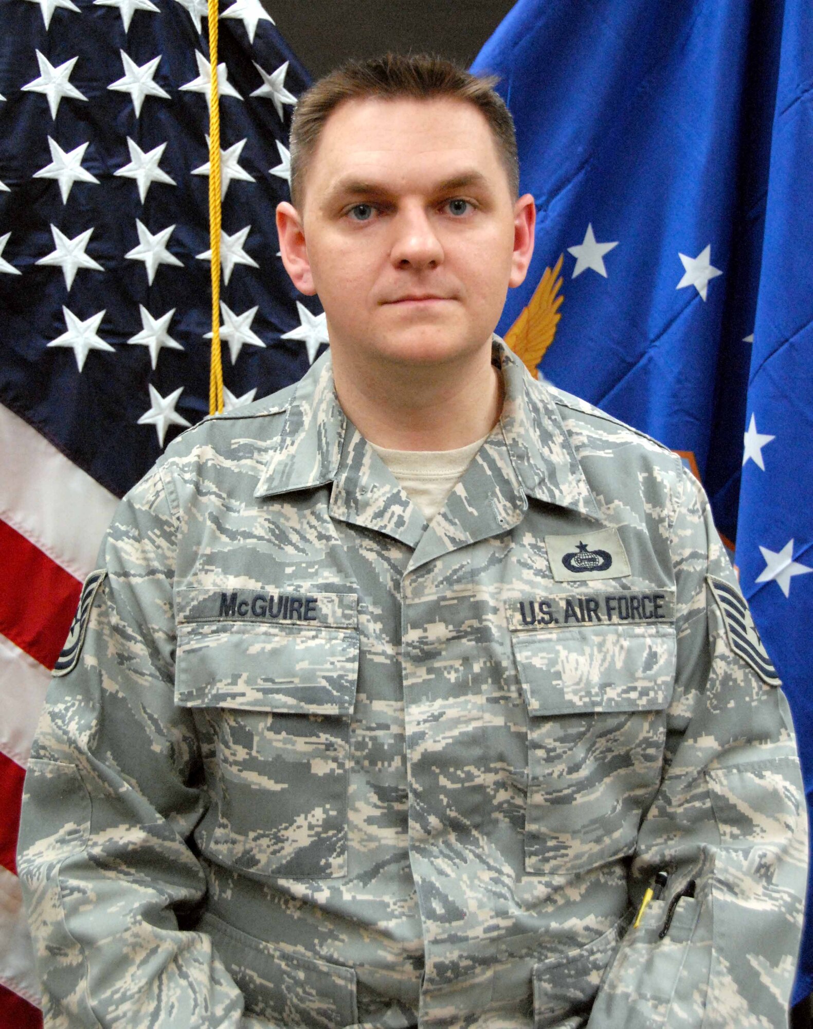Tech. Sgt. Jared McGuire, 51st Operations Support Squadron, was recently named the Air Force’s Outstanding Enlisted Intelligence Instructor for 2007. (U.S. Air Force photo/Staff Sgt. Lakisha Croley)