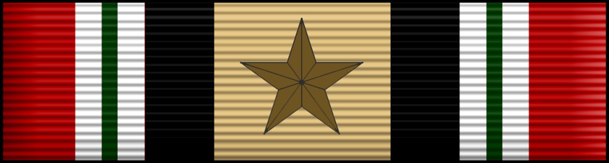 Iraq Campaign Medal with Campaign Service Star