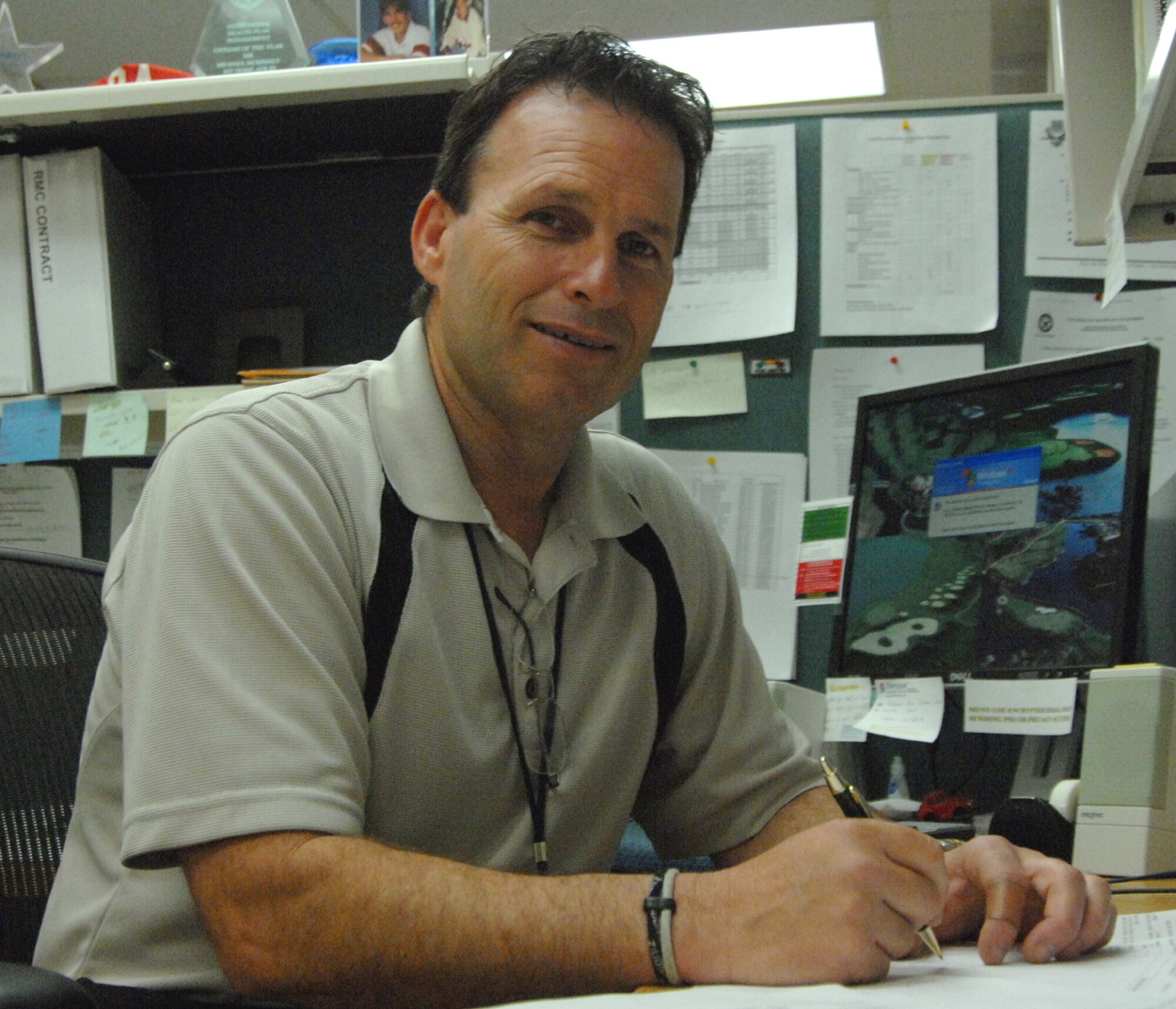 MOUNTAIN HOME AIR FORCE BASE, Idaho -- Mike McKinney serves as the TRICARE operations element chief for the 366th Medical Support Squadron (U.S. Air Force photo/ Senior Airman Megan P. Lyon)

