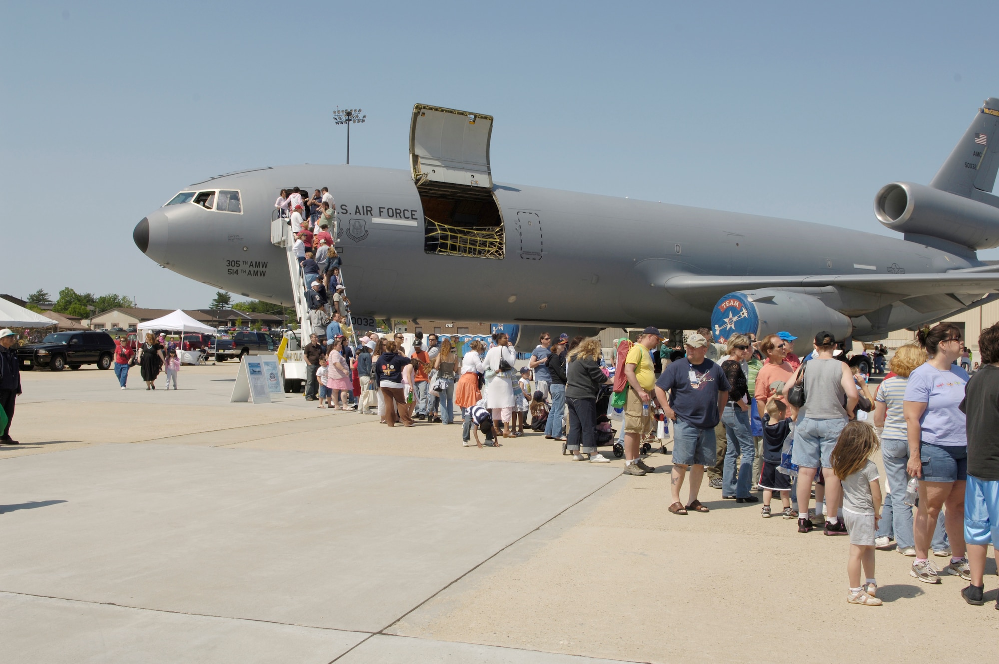 McGuire’s own KC-10 Extender will be featured as a static display at this year’s air expo. The KC-10 is also scheduled to perform during the show. Planning is currently underway for Air Force Week in Philadelphia May 26-June 2 and for the 2008 McGuire Air Expo May 31 and June 1. (U.S. Air Force/courtesy photo)